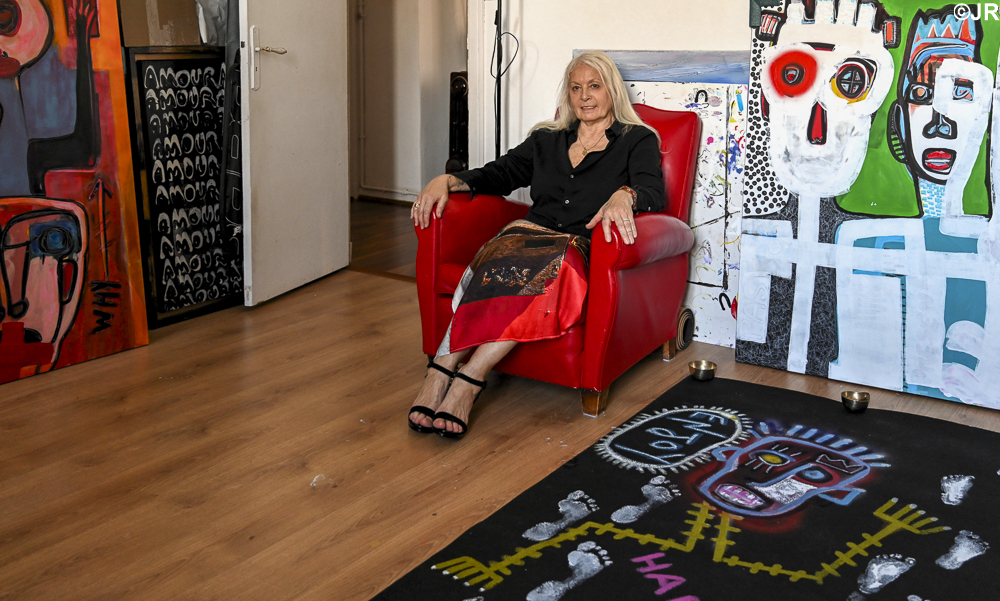 Œuvre contemporaine de YAZ exposée à l’Espace Jouenne à Marseille
