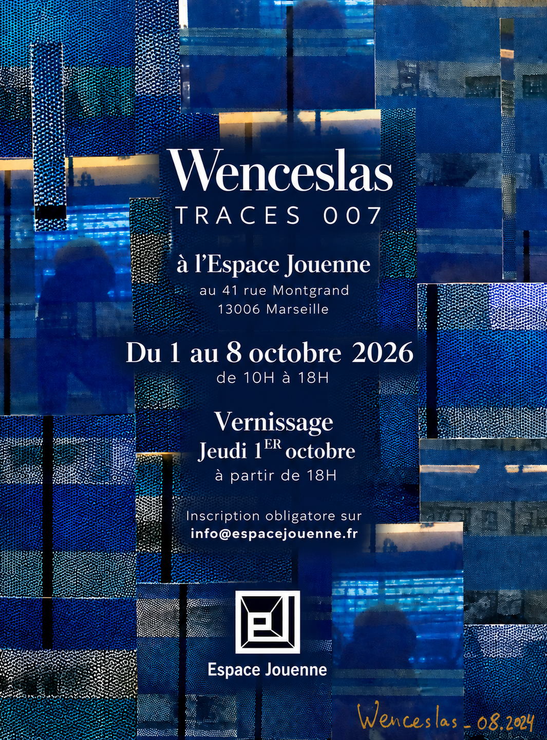Œuvre de YAZ pour l’exposition Être Libre à l’Espace Jouenne Marseille